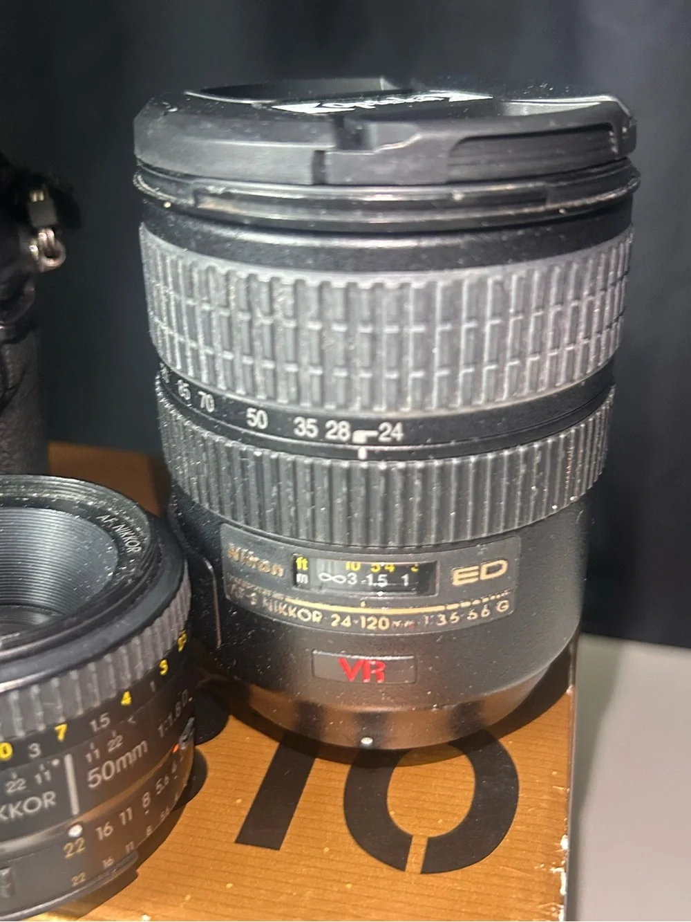 Nikon D810 DSLR with Black Body and Black Lenses